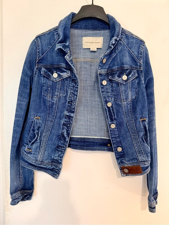 Pilcro and the Letterpress Jackets & Blazers - Anthropologie Pilcro & the Letterpress Slim Fit Denim Jacket